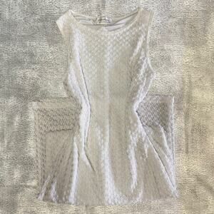 Vintage Giorgio Fiorlini Textured Maxi Sleeveless Dress